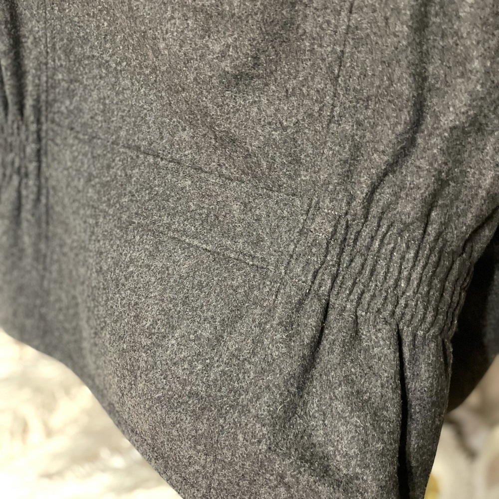 HARLEY DAVIDSON GREY  WOOL/RAYON BLEND COAT - Picture 11 of 12